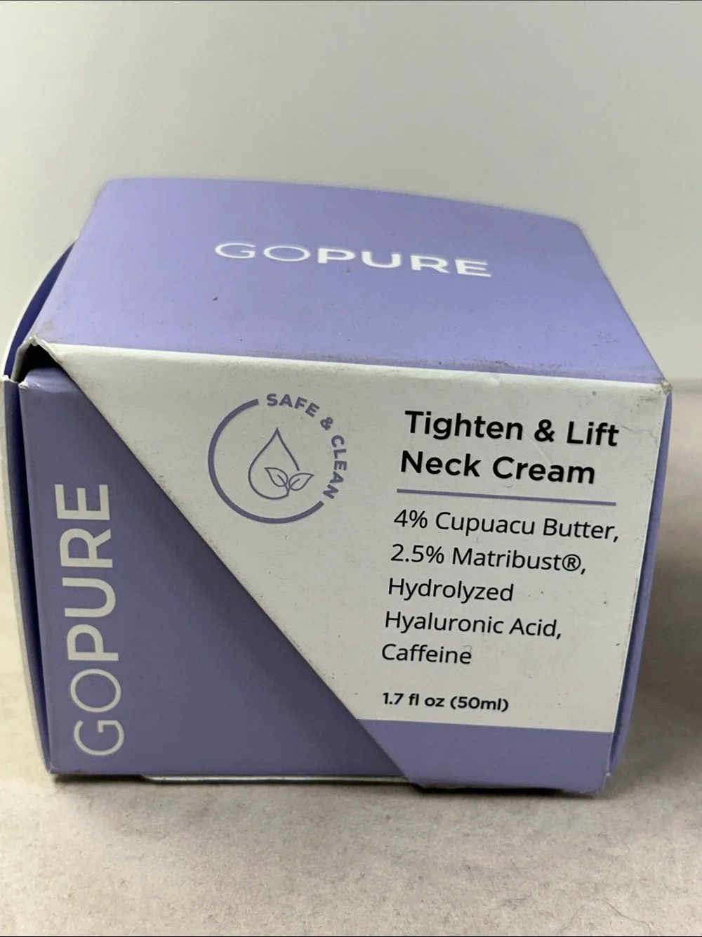 goPure Tighten & Lift Neck & Chest Moisturizer Cream 1.7 fl oz